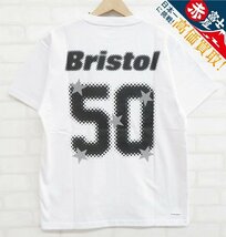 7T9789【クリックポスト対応】新品 F.C.Real Bristol 50 LETTERED EMBLEM TEE FCRB ブリストル Tシャツ ソフネット_画像1
