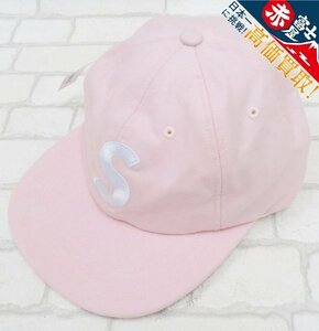 1H6811/未使用品 Supreme Wool S Logo 6-Panel Cap シュプリーム Pink