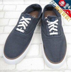 2S8933/未使用品 SPERRY TOPSIDER CLOUD CVO WASHED CANVAS スペリートップサイダー キャンバススニーカー