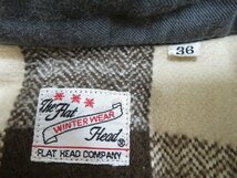 7T9349/The Flat Head ヘビーネルシャツ フラットヘッド_画像4