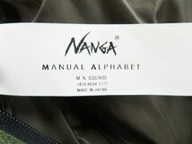 3J3531/NANGA×Manual Alphabet M/A NC FT DOWN JACKET MA-J-245 ナンガ マニュアルアルファベット キルティングダウンジャケット_画像7