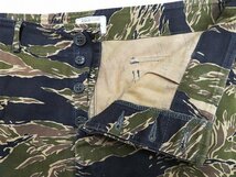 3P5359/THE REAL McCOY'S TIGER CAMOUFLAGE TROUSERS MP21002 リアルマッコイズ タイガーカモフラージュトラウザーズ カーゴパンツ_画像6