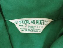 7T9797/OFFICIAL 4-H JACKET 60s 4H CLUB スイングトップ ジャケット ビンテージ_画像4