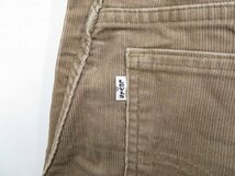 3P5561/リーバイス 517-1523 コーデュロイブーツカットパンツ 白タブ USA製 Levi’s_画像6