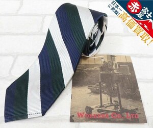 2A7167【クリックポスト対応】WORKERS Silk Repp Tie ワーカーズ ネクタイ