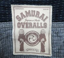 3J2294/SAMURAI JEANS インディゴ 刺し子ワークシャツ サムライジーンズ_画像4