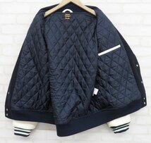 3J3829/HUMANMADE×UNDERCOVER LAST ORGY 2 VARSITY JACKET ヒューマンメイド アンダーカバー バーシティジャケット 袖革スタジャン_画像4