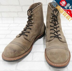 2S8892/REDWING 8087 IRON RANGER USA製 レッドウィング アイアンレンジャー ブーツ 7.5