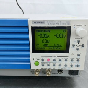 【校正済み・標準付属品付き】 PLZ664WA 電子負荷装置 菊水電子工業の画像2