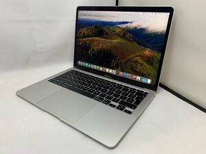 １円スタート！！ Apple MacBook Air A2337 (M1,2020) UKキーボード シルバー [Nmc]