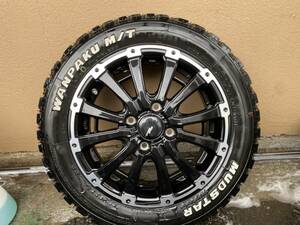 155 65R14 MUDSTAR 4WD M/T アルミホイールセット