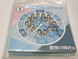 未開封 くじっちゃお 日向坂46くじ 壁掛け時計 ローソン 加藤史帆 齊藤京子 金村美玖 小坂菜緒 丹生明里