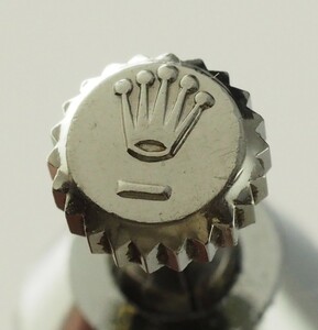 【ジャンク】ロレックス 6mm 純正 リューズ シルバー 空回り ROLEX Crown for parts or repair