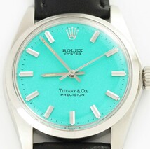 美品 ROLEX 6426 OYSTER 1972年製 ティファニーブルー Vintage Watch ロレックス オイスター 手巻き Cal.1225 動作確認済 メンズ腕時計_画像2