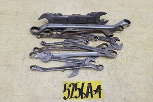 5256A24 インチ工具 まとめて一式セット めがねレンチ メガネレンチ 両口スパナ 締付工具