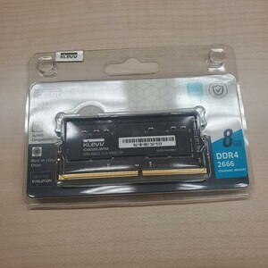 エッセンコアクレブ KLEVV ノートPC用 メモリ DDR4 2666 PC4-21300 8GB x 1枚 260pin SK hynix製 メモリチップ採用 KD48GS880-26N190A