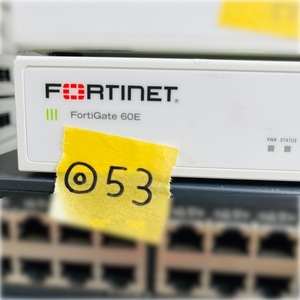 ◎53 Fortinet FortiGate 60E ファイアウォール FW セキュアSD-WAN セキュリティ フォーティネット 統合脅威管理 省スペースUTM