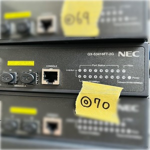 ◎70【通電OK】 NEC QX-S3416FT-2G B02014-03402 レイヤ2 スイッチ switch スタティックルーティング IRFスタック IEEE802.1X MAC認証 IPv6