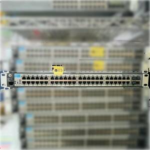 ●62【通電OK】HP 2510G‐48 switch ヒューレット・パッカード PROCURVE J9280A ネットワーク ハブ インターネット 回線 通信機器 機材