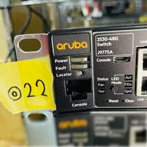◎22【通電OK】aruba 2530-48G Switch J9775A HP ヒューレットパッカード ネットワーク ハブ インターネット 回線 通信機器 機材_画像1