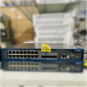 ◎31【通電OK】H3C S5100-16P-SI Ethernet Switch ネットワーク インターネット 回線 通信機器 機材 拡張 イーサネットスイッチ