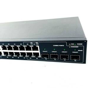 □24【通電OK】DELL PowerConnect 2848 スイッチ switch マネージド L2/L3 Gigabit Ethernet (10/100/1000) 1U ブラック 黒 デルの画像3