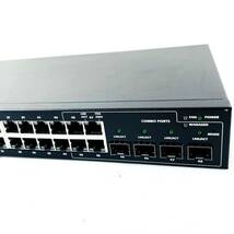 □22【通電OK】DELL PowerConnect 2848 スイッチ switch マネージド L2/L3 Gigabit Ethernet (10/100/1000) 1U ブラック 黒 デル_画像3
