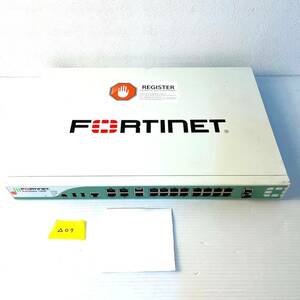 △07【通電OK】Fortinet Fortigate 100D ファイアウォール ギガビットイーサネット 16GB内蔵ストレージ フォーティネット フォーティゲート