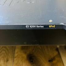 ＊53【通電OK】Juniper EX4200-24T L2 L3 スイッチ switch ルーティング・エンジン 24ポート 8PoE バーチャル・シャーシ対応 ジュニパー_画像4