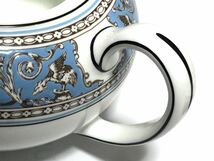 WEDGWOOD ティーポット フロレンティーン ターコイズ 美品 ウェッジウッド （ROYAL COPENHAGEN ）_画像3