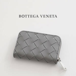 ■BOTTEGA VENETA ボッテガヴェネタ 6万円 新品 未使用 イントレチャート コイン 小銭 カード 財布 カーフレザー 1点限り■3972