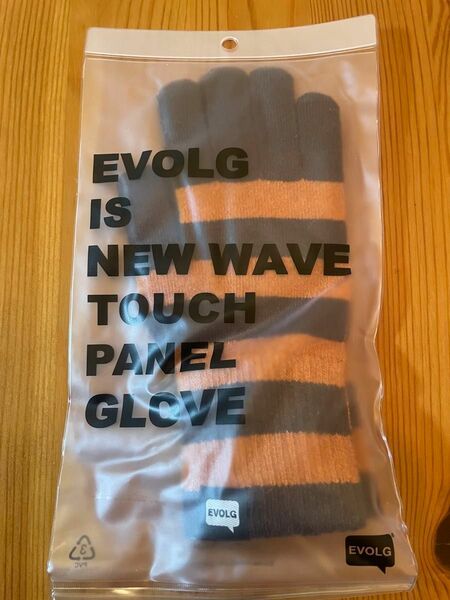 新品　EVOLG タッチEVOLG エヴォログ液晶タッチ スマホ対応手袋パネル手袋　ブラウンオレンジ