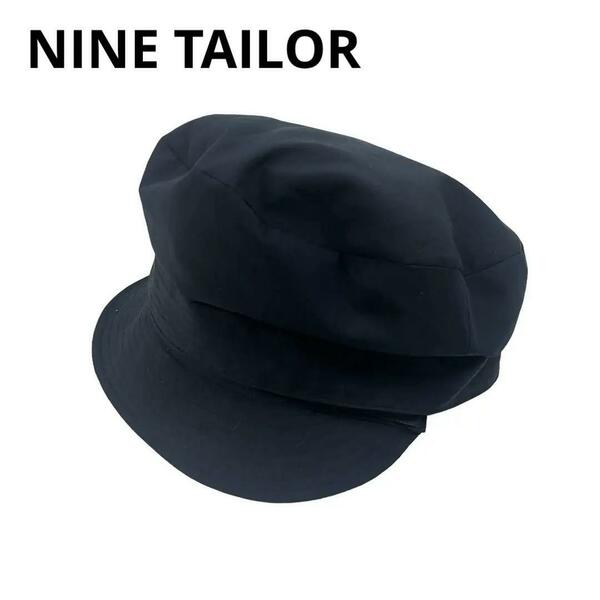 NINE TAILOR　ナインテーラー BLET CAP ブレットキャップ　黒
