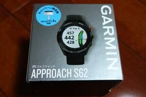 1円から売り切り・キャンペーン限定版・CT10 3個付き・GARMIN ガーミン Approach アプローチ S62 Black ゴルフウォッチ