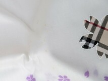 BURBERRY　バーバリー　ハンカチ　2枚　花柄　ノバチェック　ロゴ　未使用　箱あり　_画像9