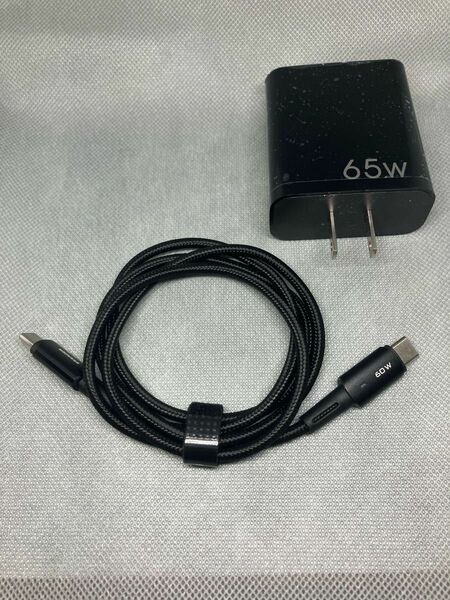 PD30w急速充電器 ブラック ケーブル USB-C 充電器 Android