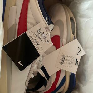 sacai × Nike Zoom Cortez "White and University Red" 27.5cm 