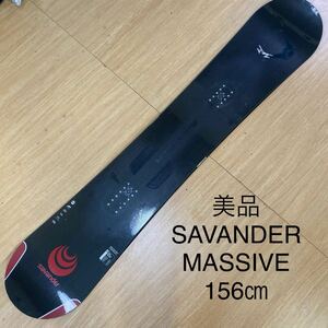 1円～★使用数回美品★スノーボード★サバンダー★SAVANDER★MASSIVE★156cm