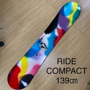 1円～★キッズにも最適★スノーボード★RIDE★ライド★COMPACT★139cm