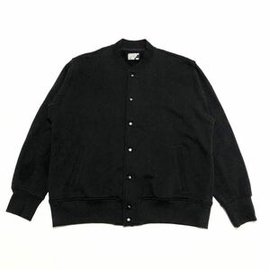 未使用/LOOPWHEELER/LOWERCASE/Sweat Stadium Jacket/Black/XL/ループウィラー/ロウワ―ケース/別注吊り編みスウェットスタジャン/裏毛