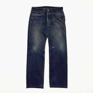 DENIME/ORIZZONTI/W32/Denim Pants/赤タブ/赤耳セルビッジ/黒カン/ボタンフライ/紙パッチ/ドゥニーム/旧DENIME/デニムパンツ/インディゴ