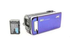 【A2345】 JVC GZ-HM990 ブルー ビデオカメラ
