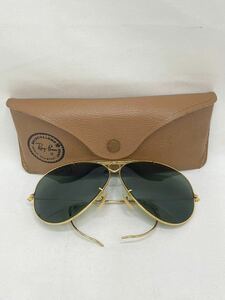 KT0226 Ray-Ban/レイバン サングラス RB3138 ゴールド系 シューター ティアドロップ ケース付き