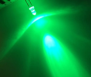 高輝度LED 砲弾型 3mm 3Φ 100本 グリーン 緑 電子工作 自作 DIY 電子部品