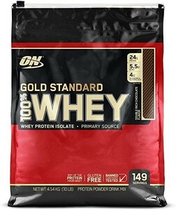 *o small mam Gold standard 100% whey protein 4.54kg