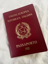 EU イタリアパスポート　イタリア共和国旅券型メモ帳 ノート　スタンプ帳 NATO軍　イタリア軍_画像1