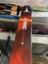 美品ATOMIC バックランド78 169cm 軽量山スキー　専用シール状態良好　テレマークP栓埋めあり　バックカントリー_画像3