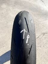 【中古】ダンロップ　SPORTMAX α-13 SP Hレンジ110/70R17 150/60R17 前後セット 17.16年製造 250cc対応タイヤ JP250 ⑨_画像2