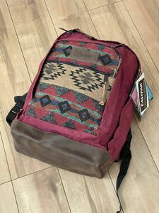 新品☆ 80s 90s ビンテージ USA製 EASTPAK ボトムレザー ナイロン リュック バックパック 検） グレゴリー アメリカ製 GREGORY アウトドア