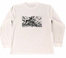 ドン・キホーテ　ドライ　Tシャツ　POSADA　髑髏　カラベラ　チカーノ　グッズ　　ロング　Tシャツ　ロンT　白_画像1